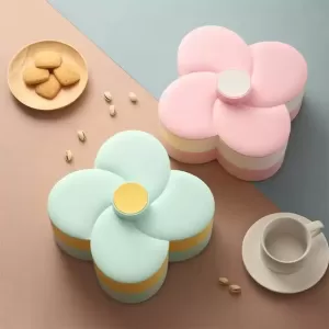 Flower Shape European-Style Creative Candy Box Living Room C