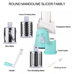 Multifunctional 3 in 1 Rotary Grater