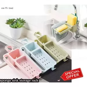 Sponge sink storage rack