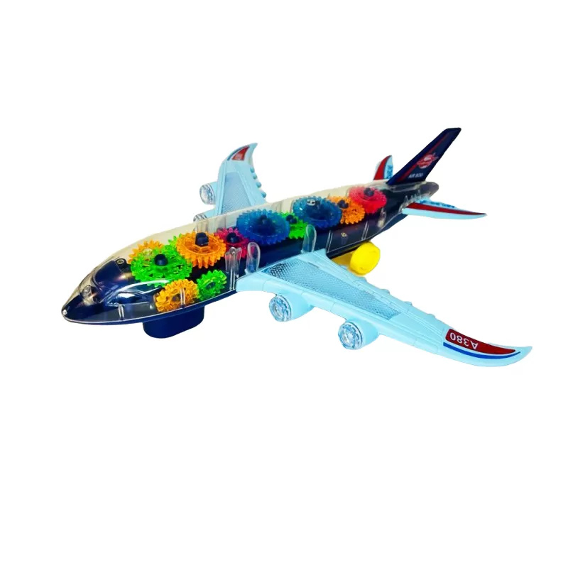 Transparent Gear Plane with Light & Music - image 3
