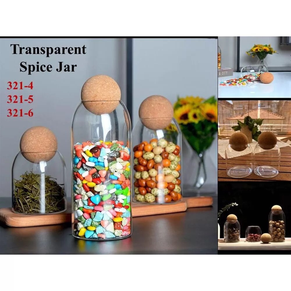 Transparent Spice Jar