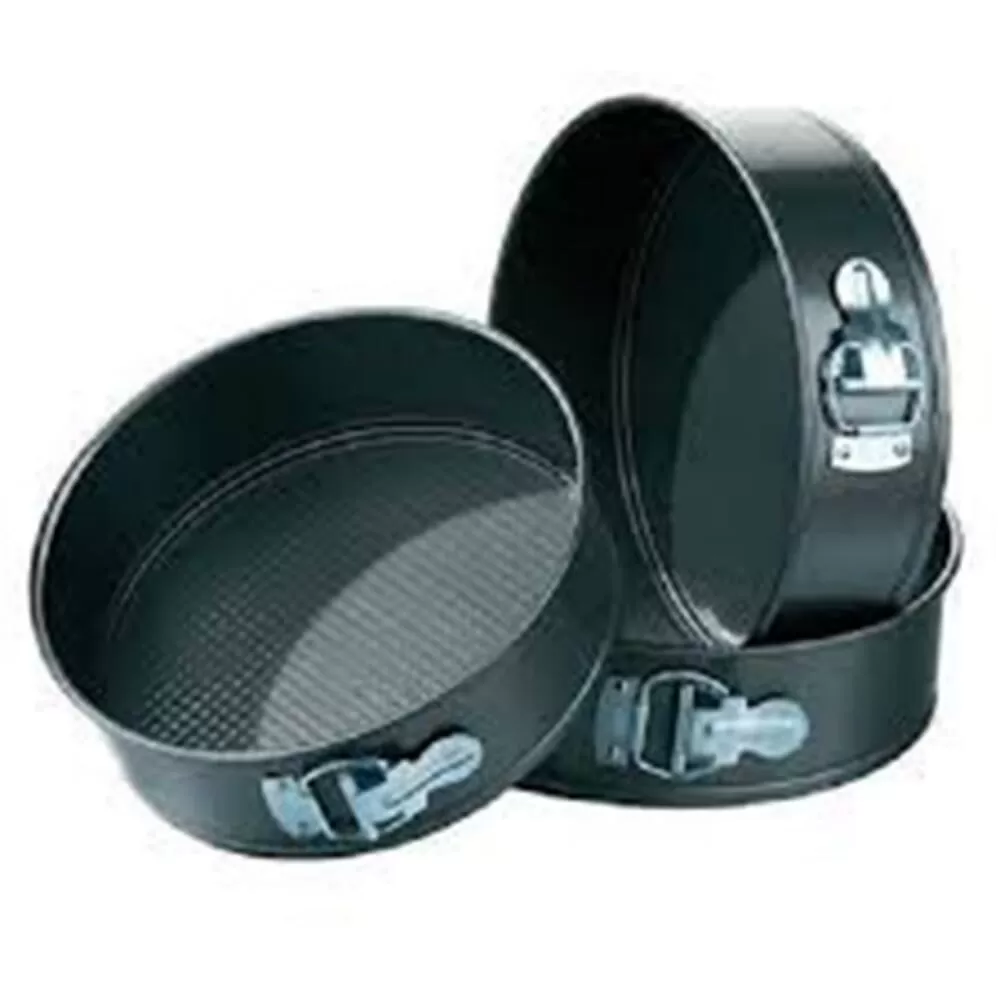 3pcs Set 18, 20 & 22cm Non Stick Spring-form Baking Tray