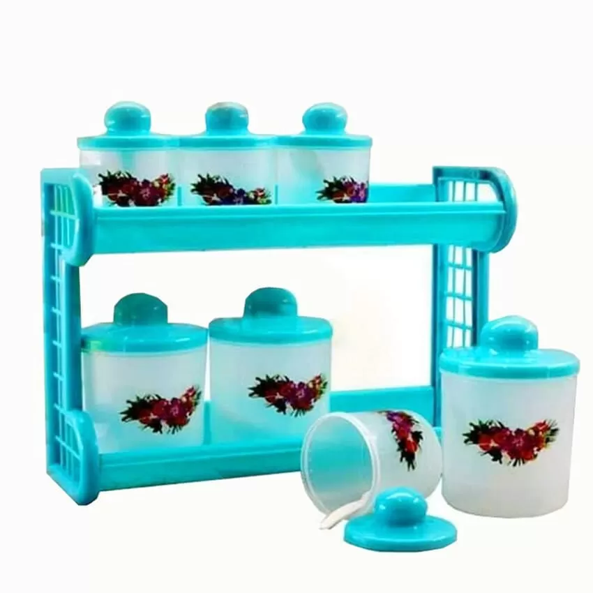 7 In 1 Spicy Rack With Pots
