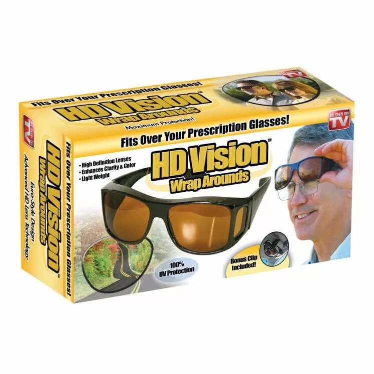 HD Vision Wrap Arounds - Brown