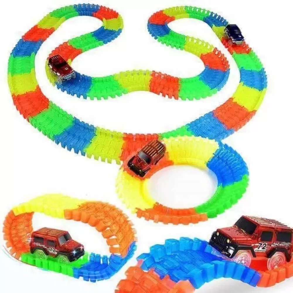 Magic Track 11ft 220Pcs With One Toy Car - image 2