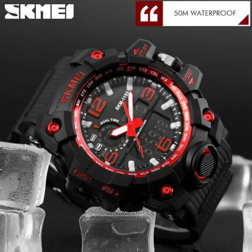 Mens sports watch1155 Skmei 100% Waterproof