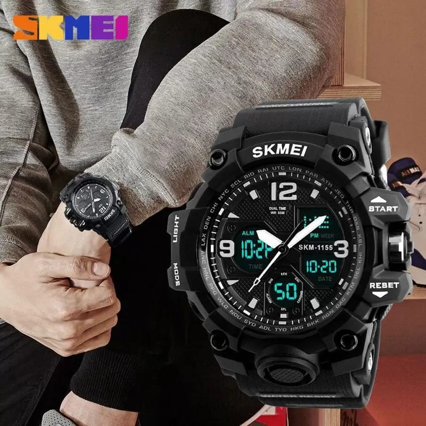 Mens sports watch1155 Skmei 100% Waterproof