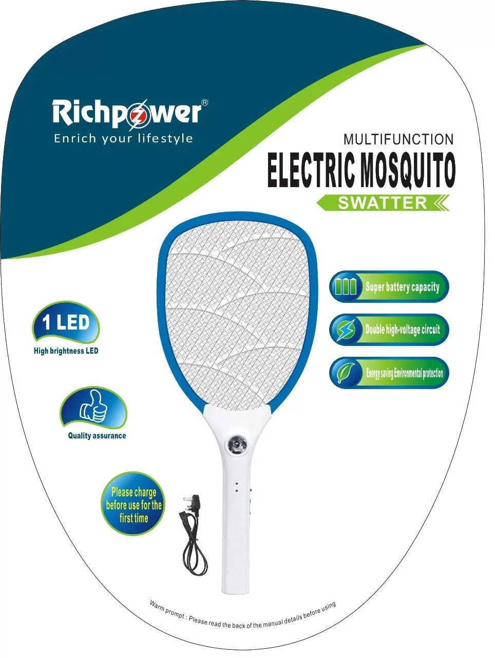 Multifunction Electronic Mosquito Swatter