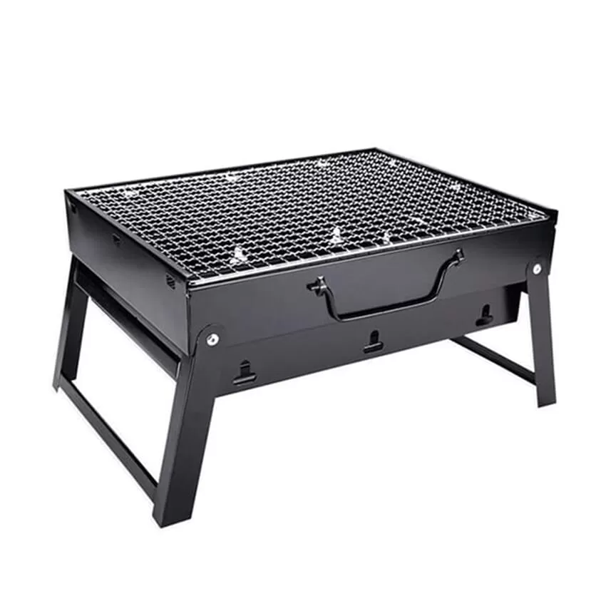 Small Portable BBQ Barbecue Steel Charcoal Grill Out Door