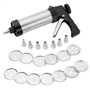 13 Pcs Cookie Press Gun And Icing Set (Biscuit Maker)