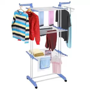3 Layer Indoor Outdoor Folding Clothes Layer Laundry Dra