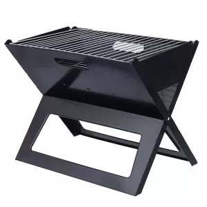 Charcoal Portable Grill BBQ - Black