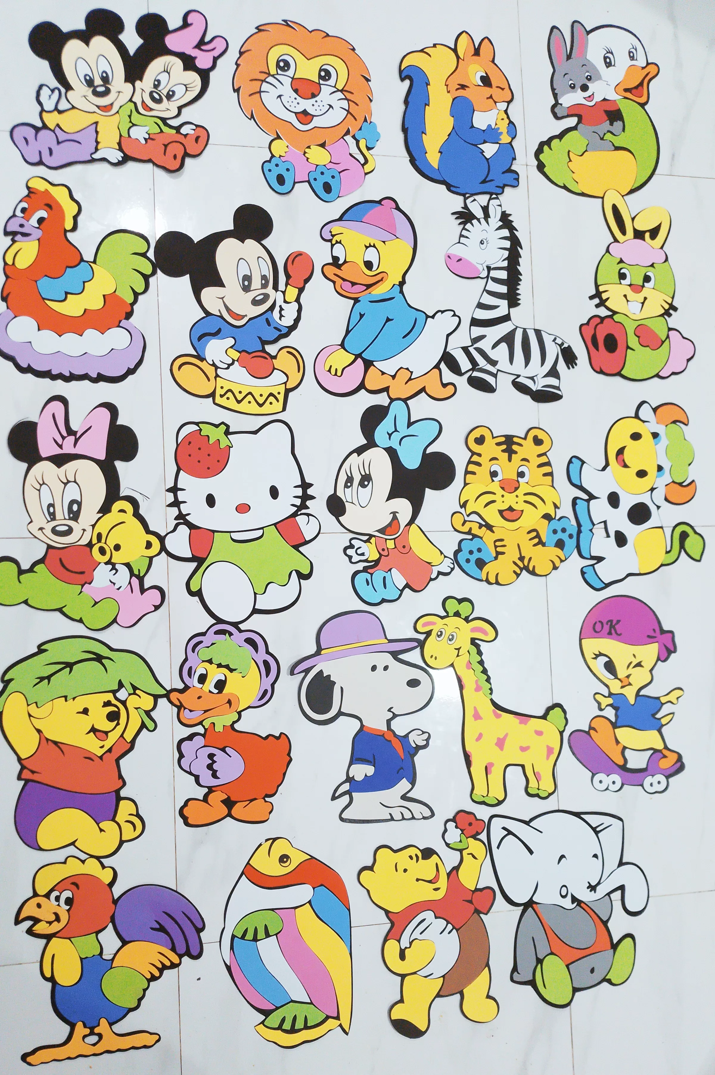 10 Pecess Baby Wall Sticker For Kids Room Decorations