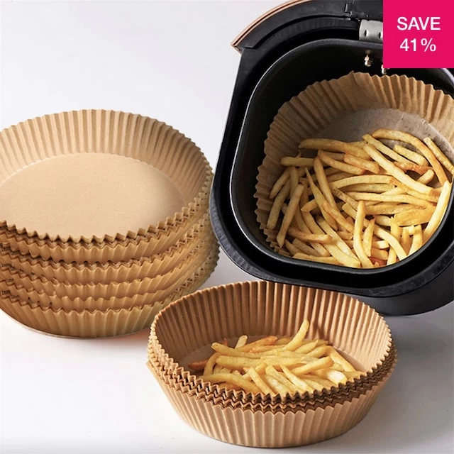 100pcs Air Fryer Disposable Paper Liner 16cm - image 2