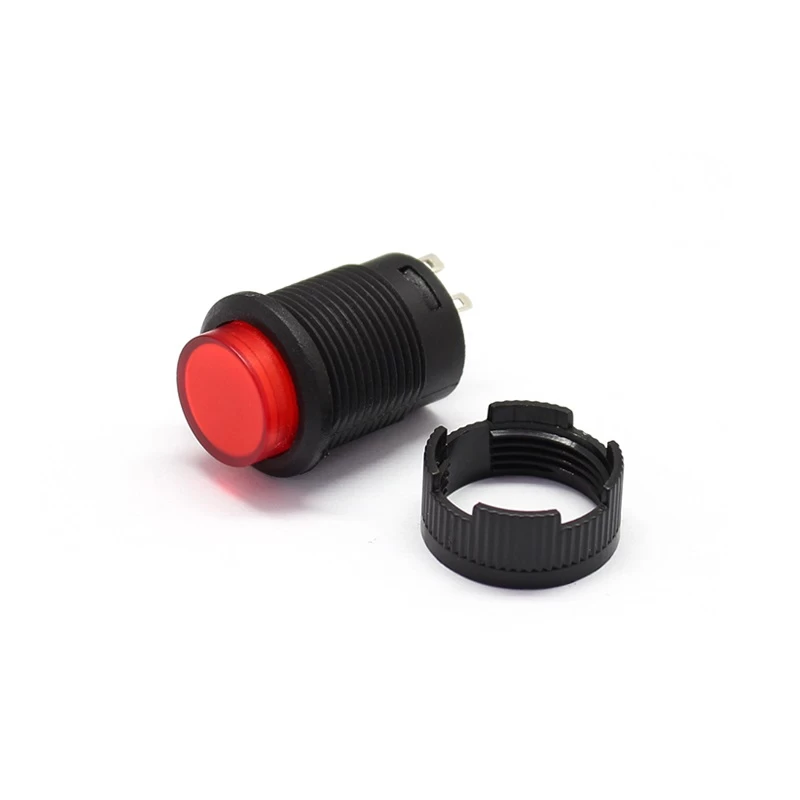 16MM 12V Latching R16 503AD Push Button Switch