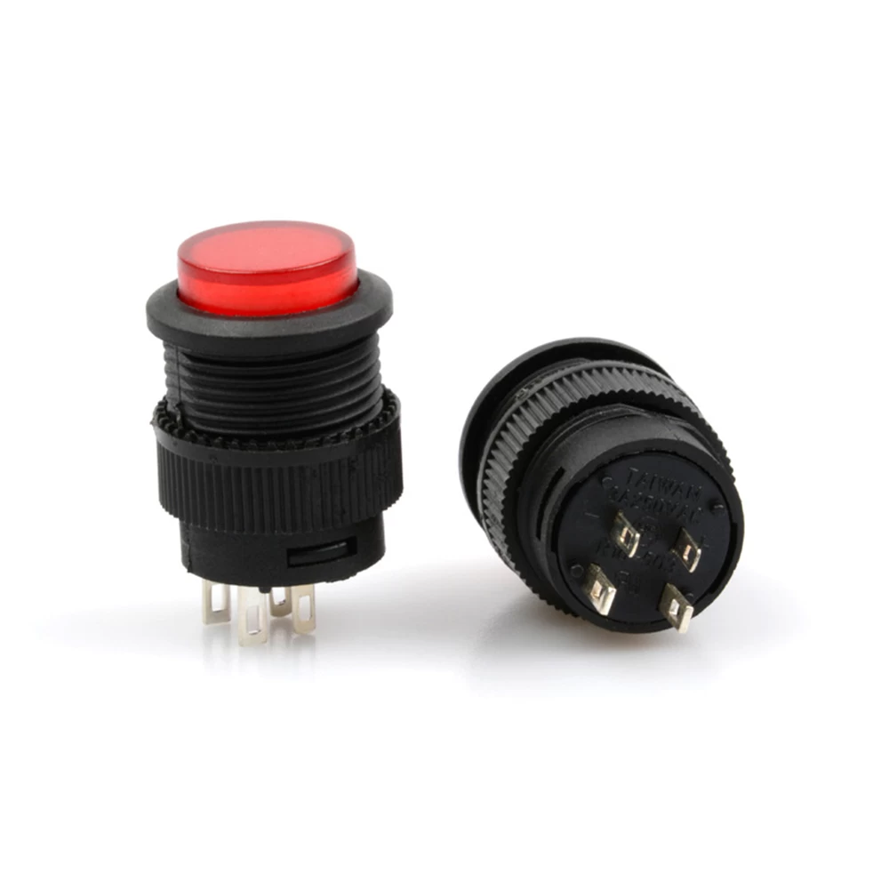 16MM 12V Latching R16 503AD Push Button Switch - image 3