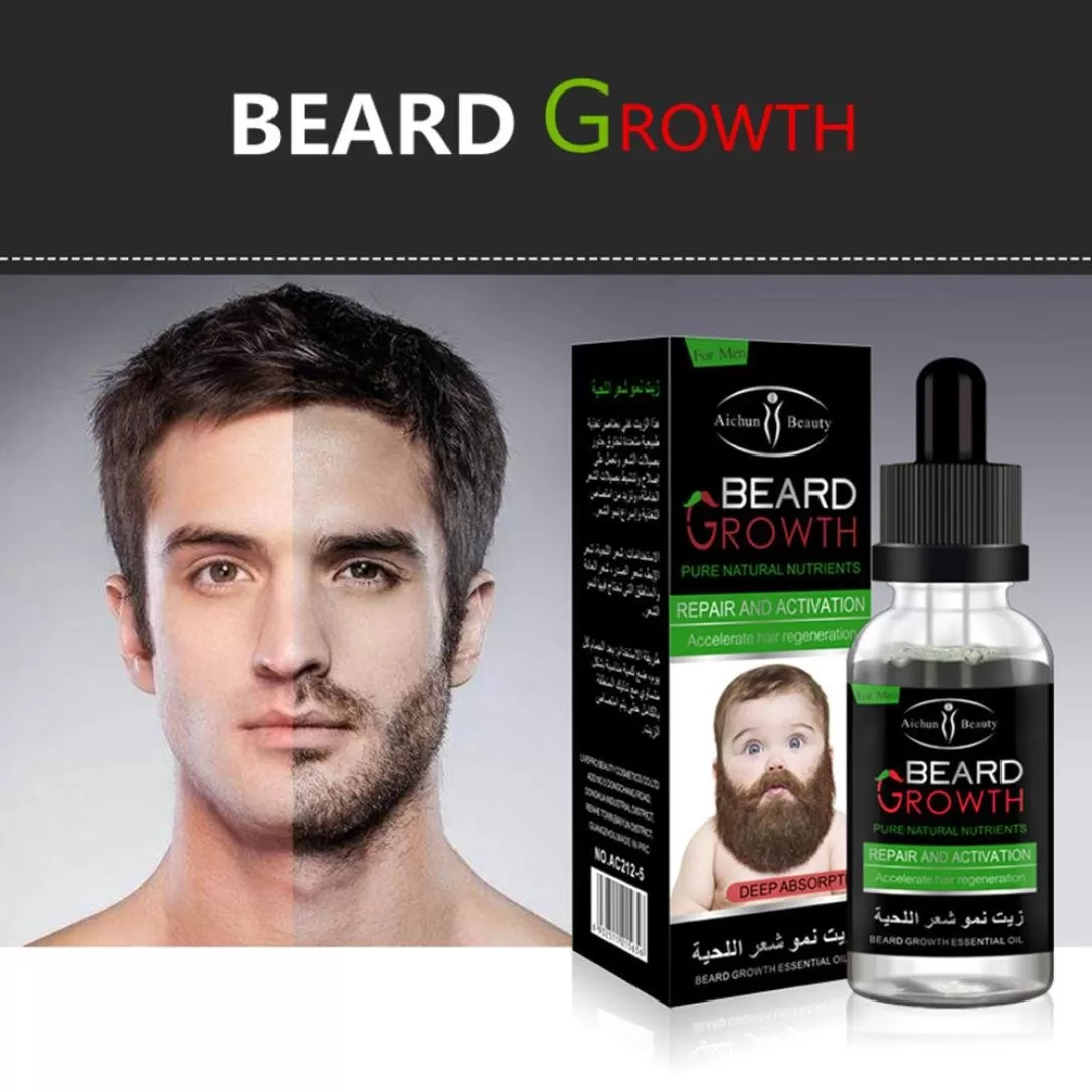AICHUN BEAUTY ORIGINAL BEARD GROWTH ESSENTIAL OIL - 30ML