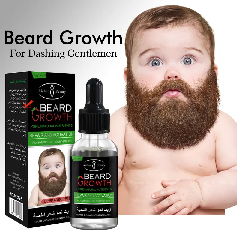 AICHUN BEAUTY ORIGINAL BEARD GROWTH ESSENTIAL OIL - 30ML - image 3