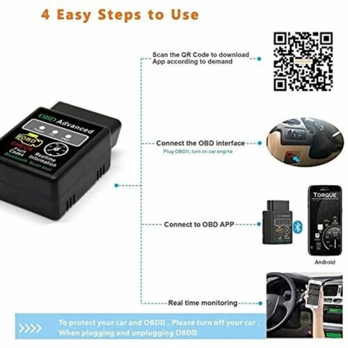 Car Scanner OBD2 Bluetooth Code Reader Fault Diagnostic - image 3