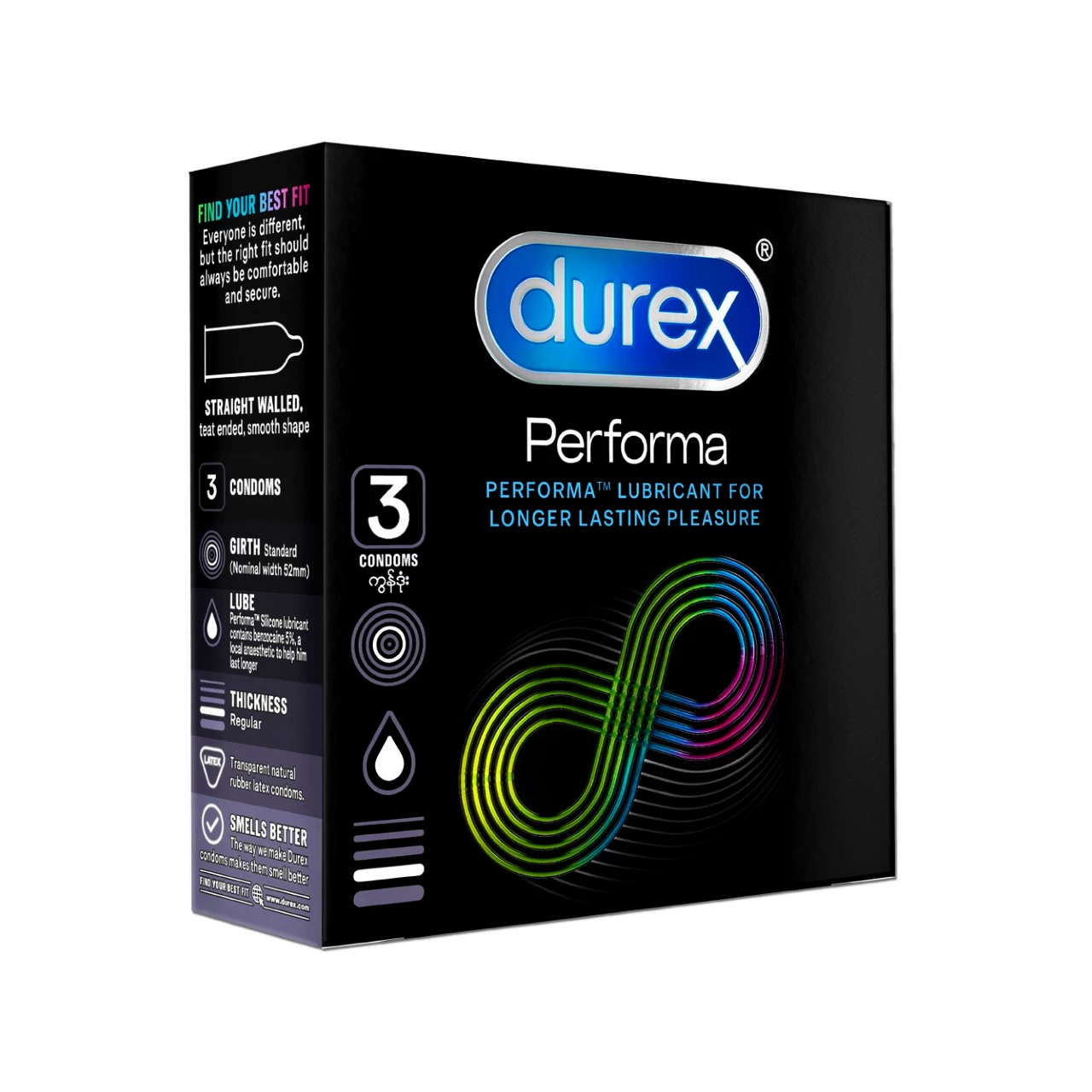 Durex Performa Condom 03 pack 9 Condoms - image 2