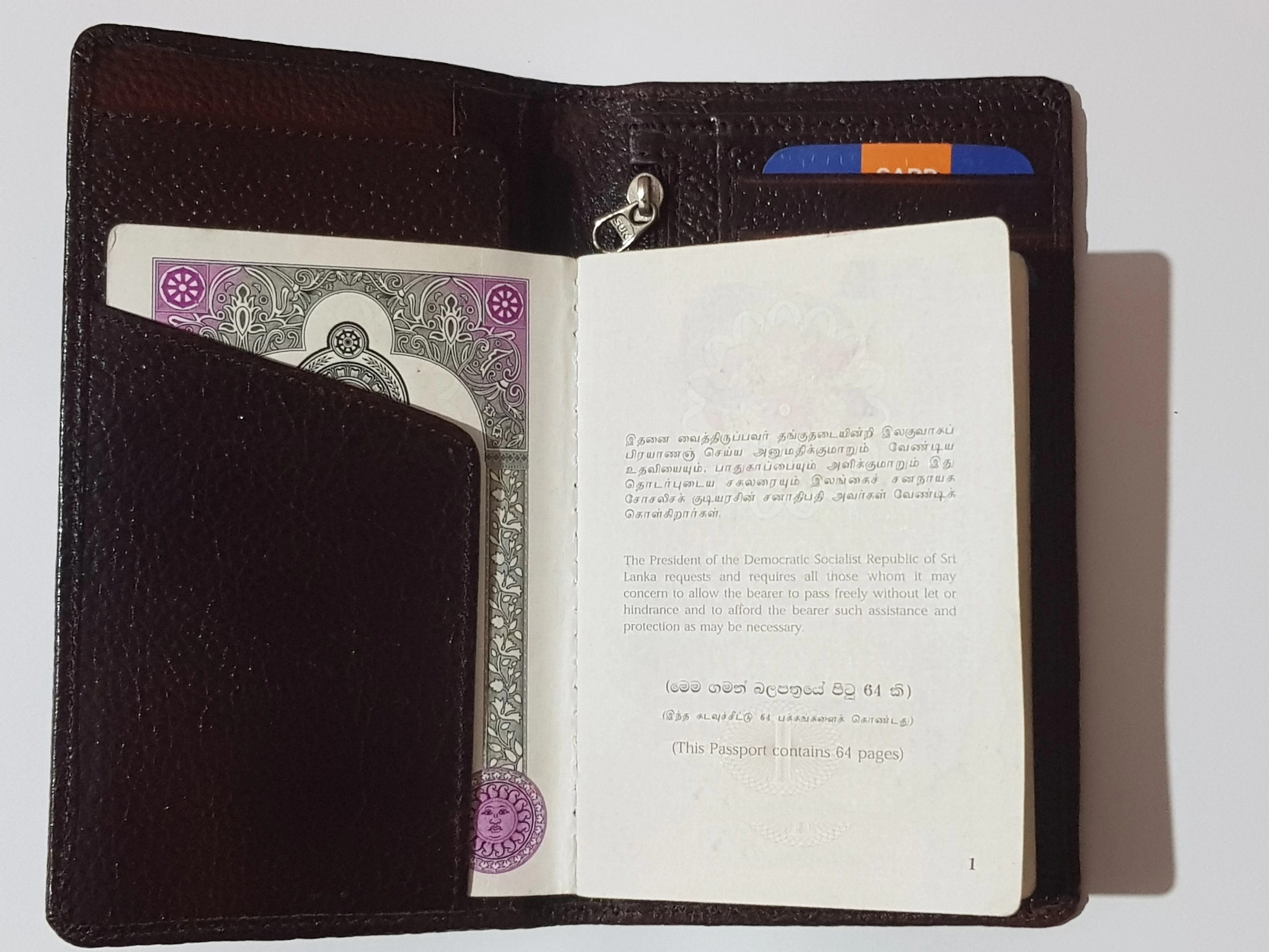 Genuine Leather Passport Holder Wallet - image 4