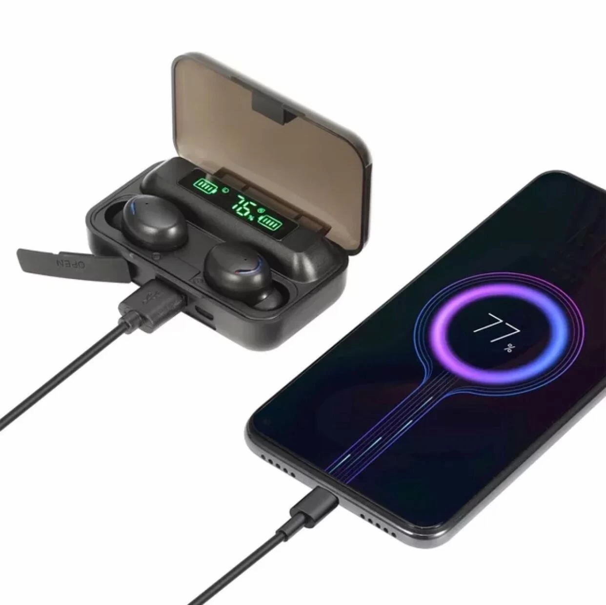 F9-5C BT earphones 5.1 F9 wireless earphone bass stereo - image 2