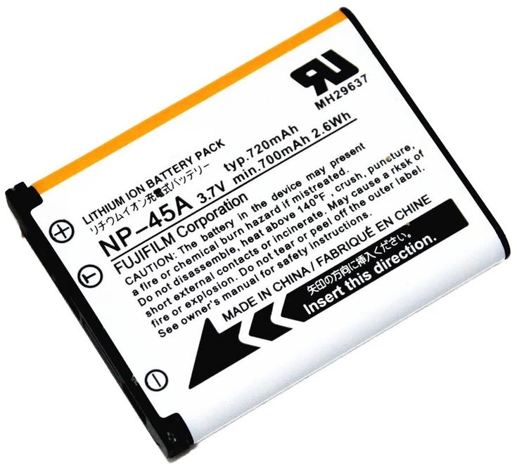Fujifilm NP-45 Battery 3.7v 740 mAh