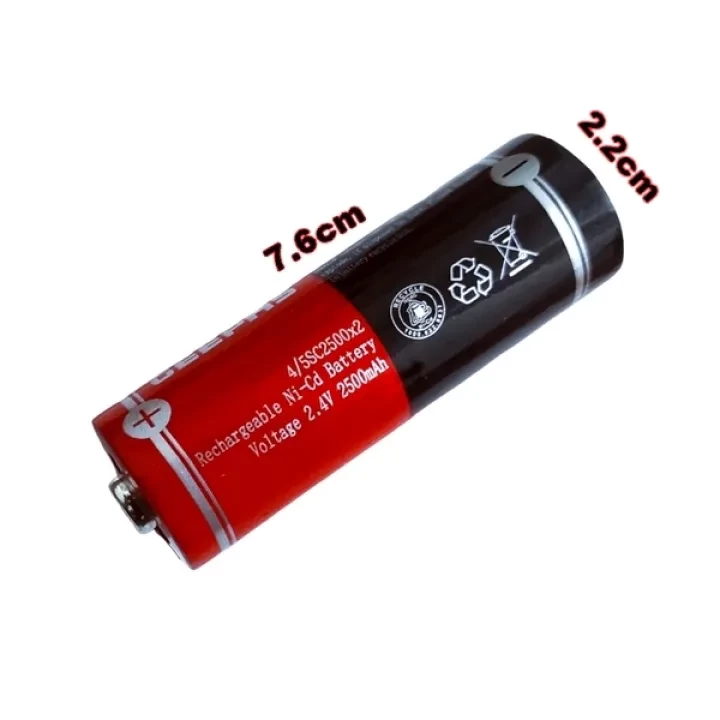 Geepas SC 2.4V 2500mAh Rechargeable Torch Battery - image 2