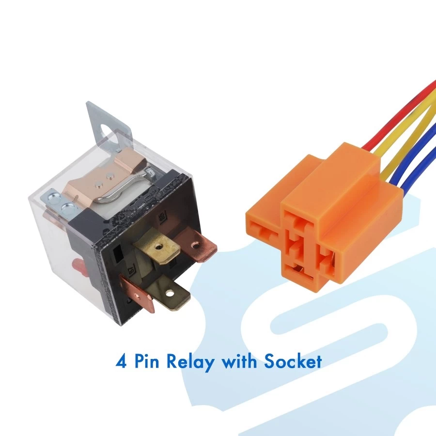 Horn Relay with Socket And Harness 4Pin 12V Universal - image 2