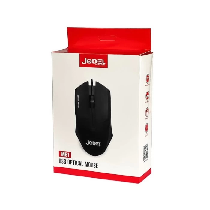 JEDEL M61  Wired Optical Mouse 1000DPI - image 4
