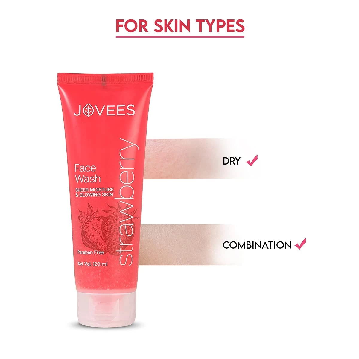Jovees Face Wash - Strawberry - 120ml