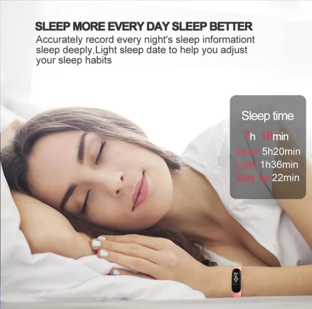 M7 Smart Watch Men Women Smartband - image 5