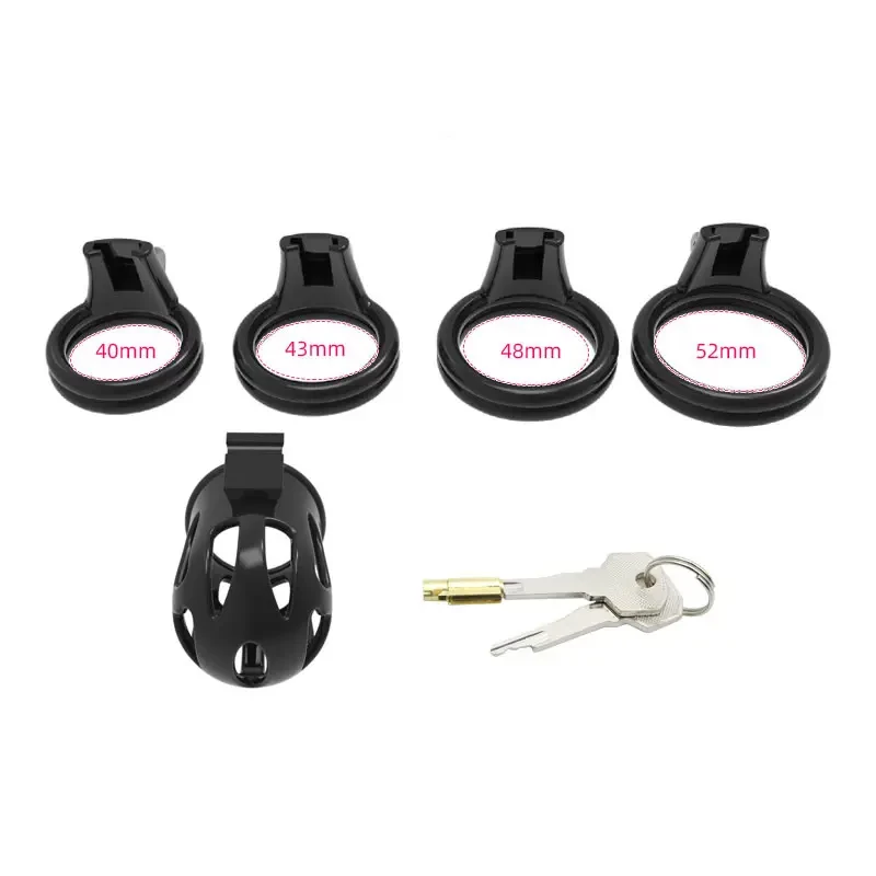 Male Plastic Abs Penis Lock Men Sm Cock chastity cage - image 2