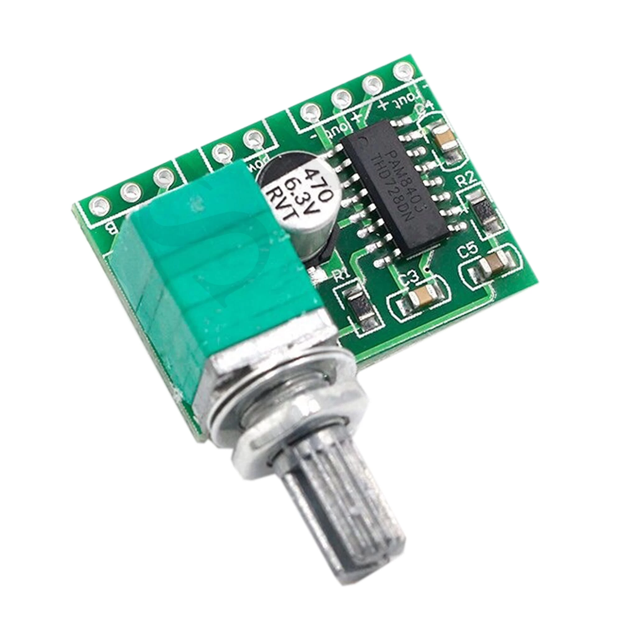 Mini DC 5V 2 Channel 3W USB Digital Audio Amplifier - image 3