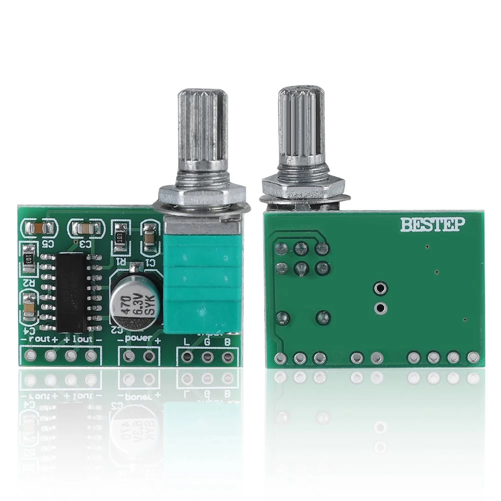Mini DC 5V 2 Channel 3W USB Digital Audio Amplifier - image 4