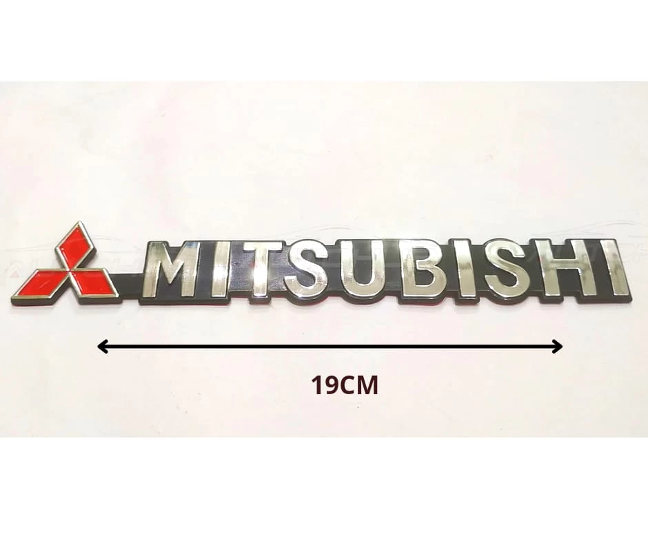 Mitsubishi logo badge plastic - image 2