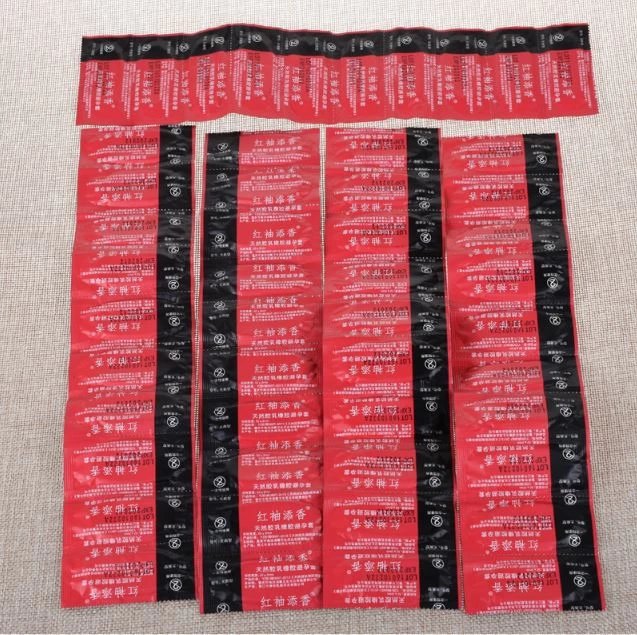 15 pcs natural latex condom with strawberry smell - image 2