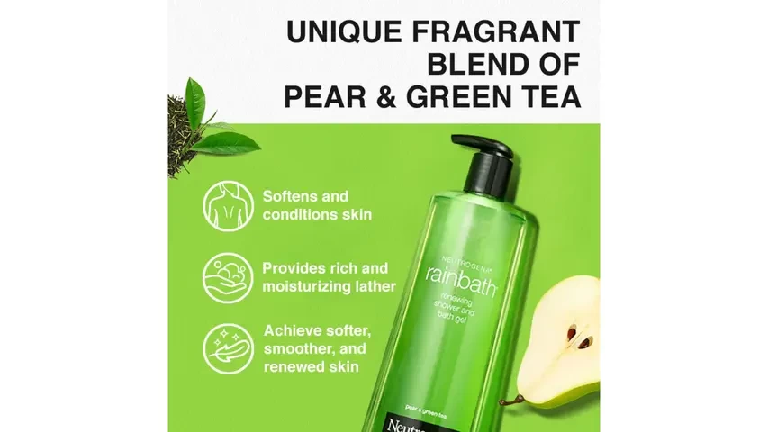 NEUTROGENA Rainbath Renewing Shower Gel Pear & Green Tea - image 3