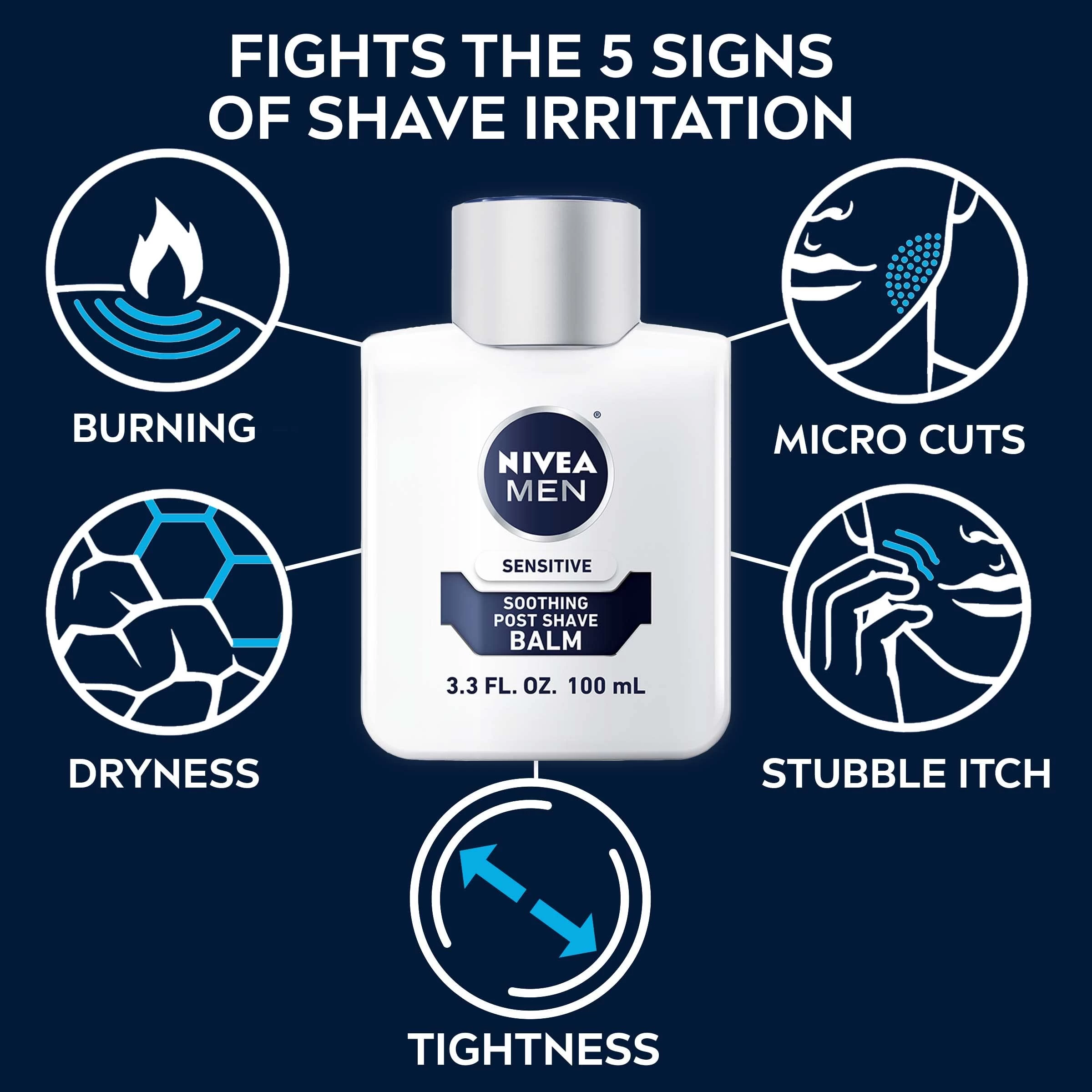 NIVEA Sensitive Soothing Post Shave Balm 100ml - image 3