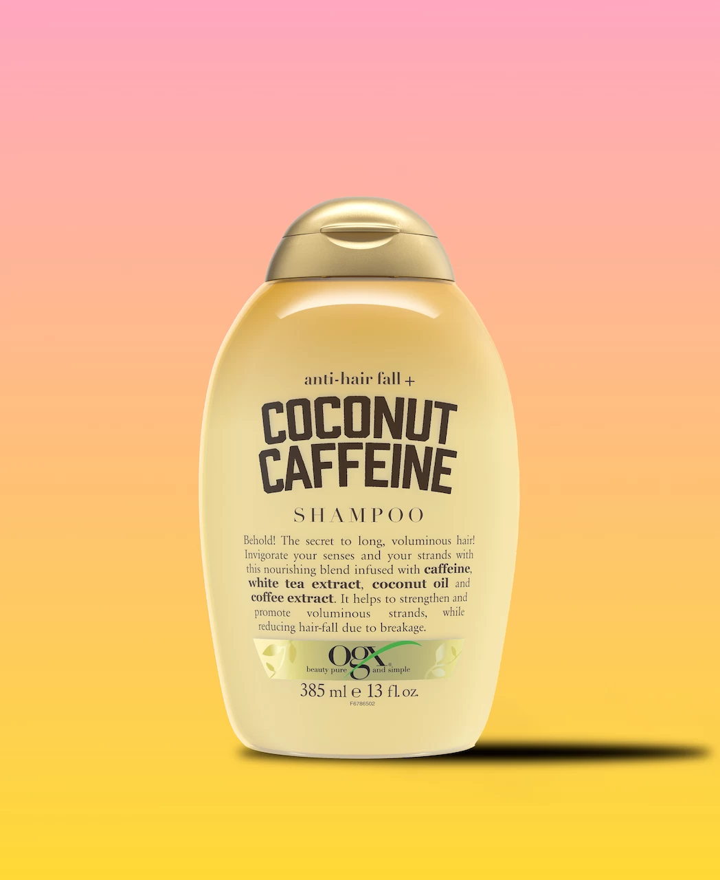 OGX Anti-Hair Fall + Coconut Caffeine Strengthe Shampoo - image 1