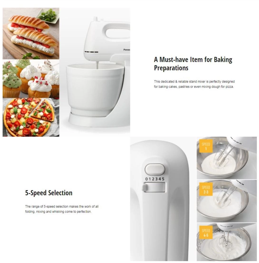 Panasonic Stand Mixer With Rotating Bowl 3.5 L - image 3