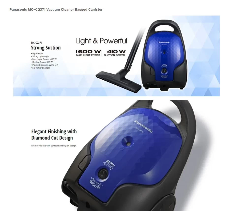 Panasonic Vacuum Cleaner-1600W - image 5