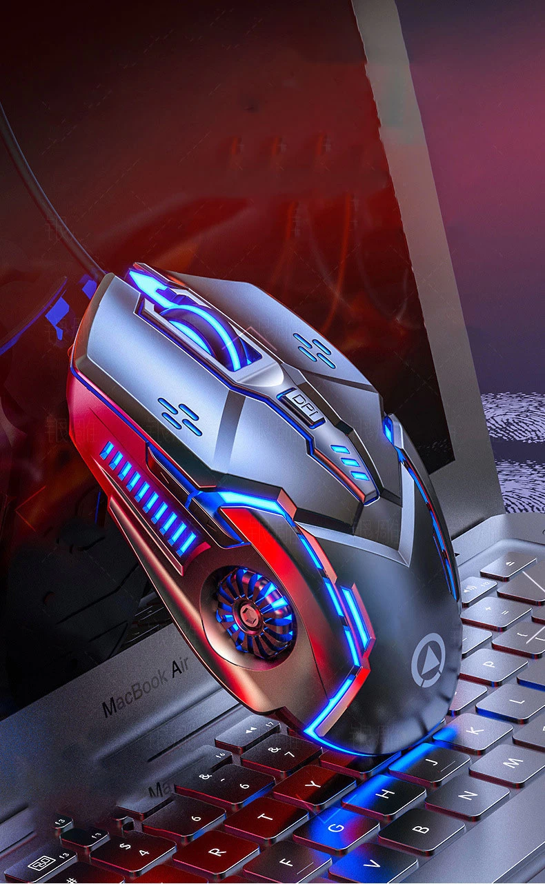 RGB G5 Gaming Mouse Silent 6 key mouse - image 4
