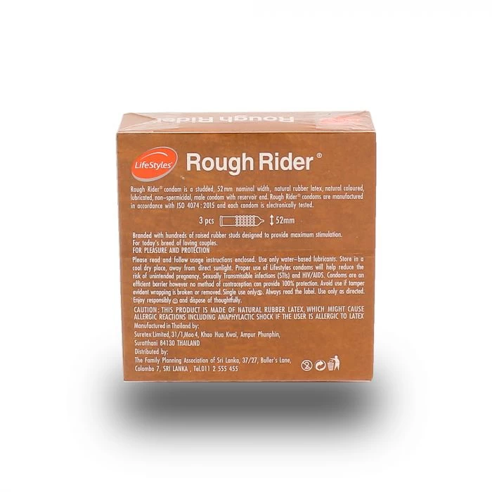 Rough Rider Studded Condoms Rough Rider Condoms 3PS - image 2