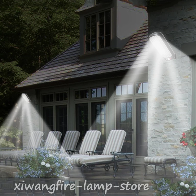 Solar Motion Sensor Light Outdoor Wall Lamp with RC - image 7