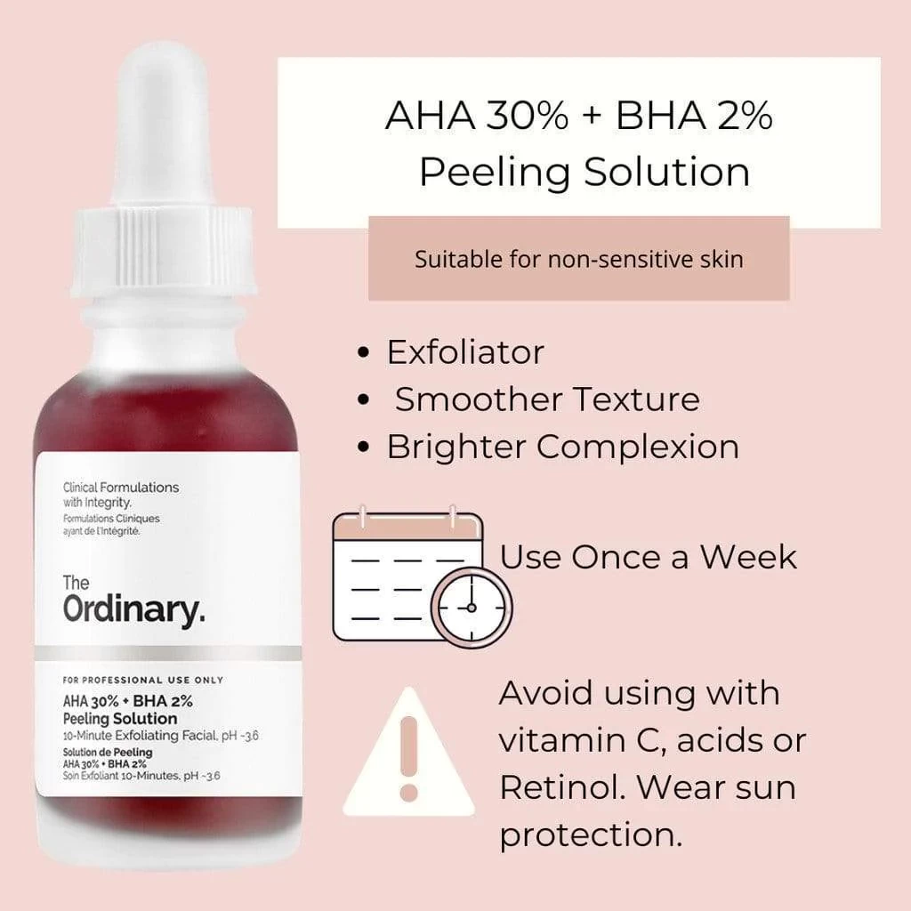 THE ORDINARY AHA 30% + BHA 2% Peeling Solution 30ML - image 3