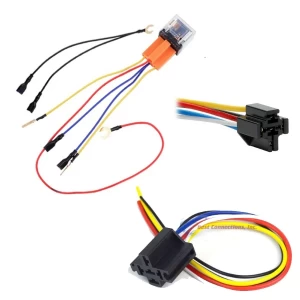 12v DC Relay Socket Harness SPDT 30/40A 4 Wire