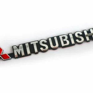 Mitsubishi logo badge plastic