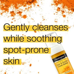 Neutrogena clear and soothe mousse cleanser 150 ml