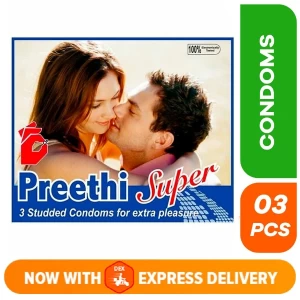 Preethi Super Studded Condoms - 3PCS